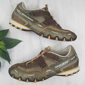 SKECHERS Suede Outdoor Hiking Trail Sneakers